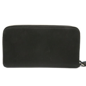 Prada Nylon Zip Black Nero Wallet Tessuto